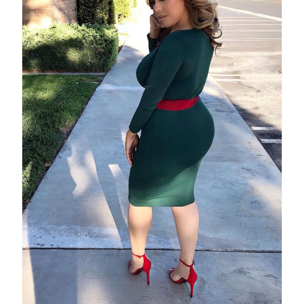 Green dress